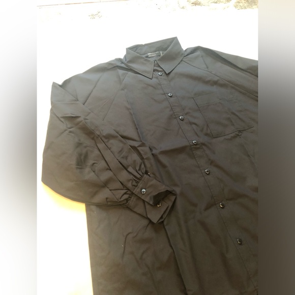 New without tag ASOS DESIGN oversized boyfriend mini shirt dress, US size 2 - Picture 5 of 7